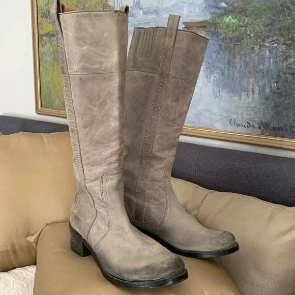 Lucky Brand Leather  boots 10 - Picture 2 of 16